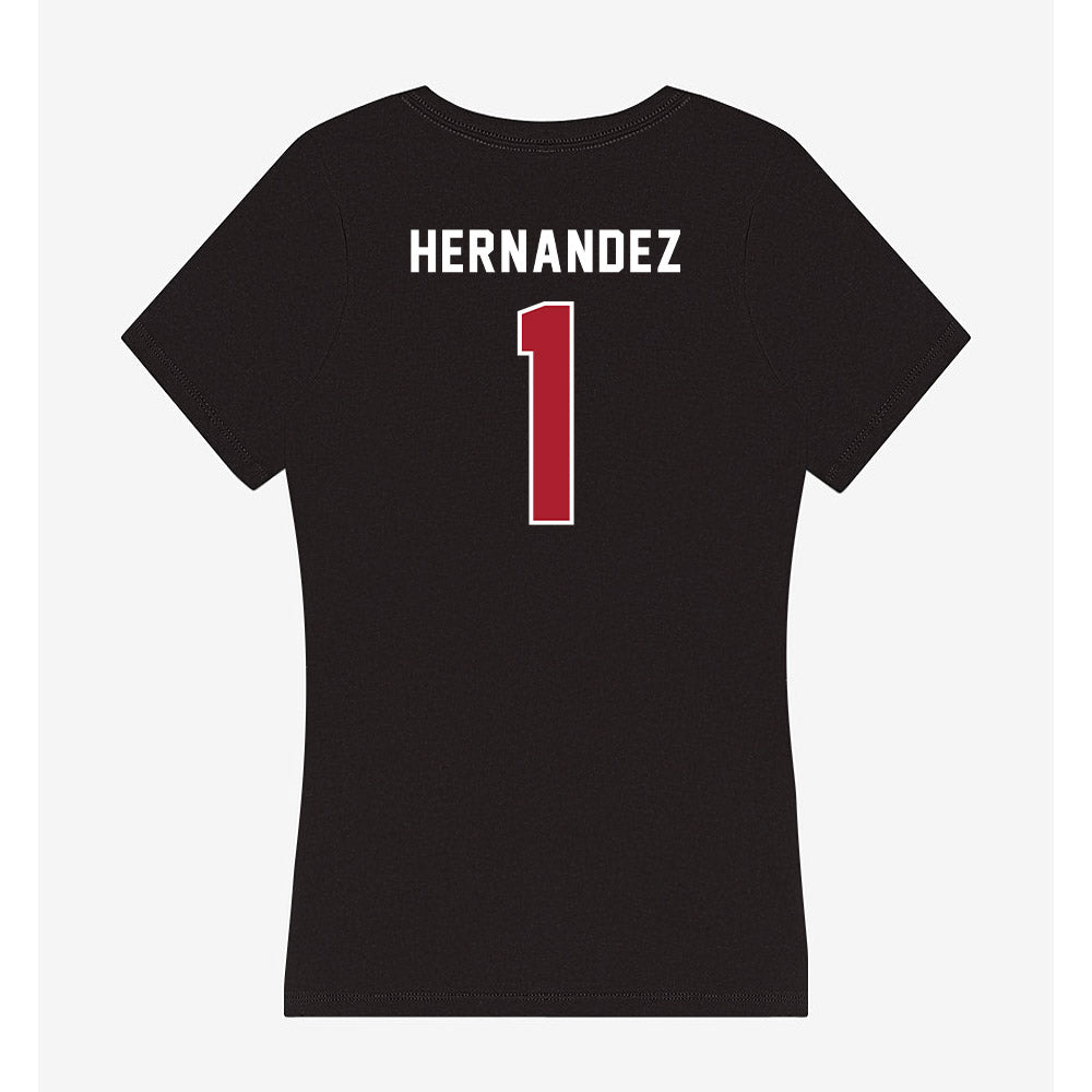 Barry - NCAA Women's Soccer : Marlen Hernandez - Classic Shersey Women's V-Neck T-Shirt-1