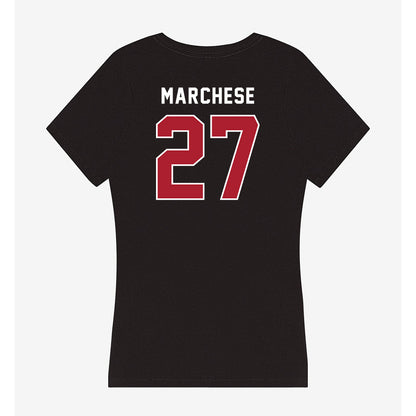 Barry - NCAA Softball : Cameron Marchese - Classic Shersey Women's V-Neck T-Shirt-1