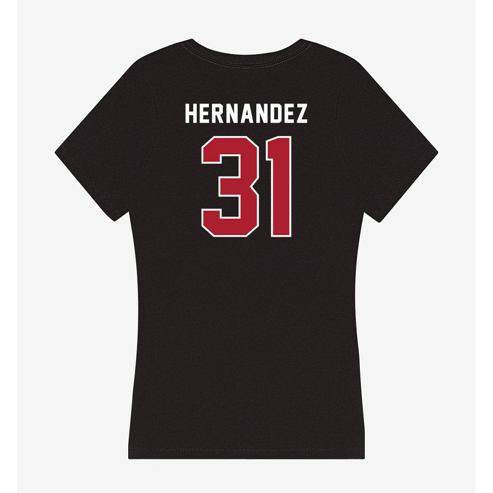 Barry - NCAA Women's Soccer : Marlen Hernandez - Classic Shersey Women's V-Neck T-Shirt-1