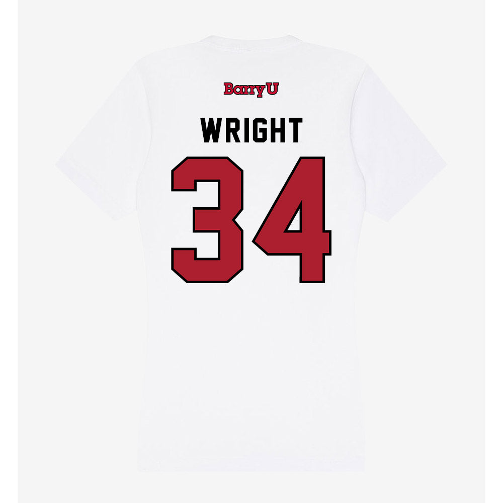 Barry - NCAA Baseball : Dane Wright - Classic Shersey Women's V-Neck T-Shirt-1
