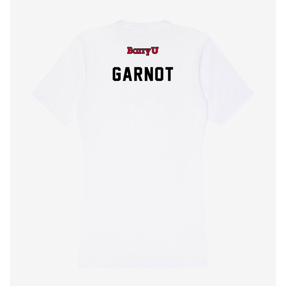 Barry - NCAA Men's Swimming & Diving : Griffin Garnot - Classic Shersey Women's V-Neck T-Shirt-1