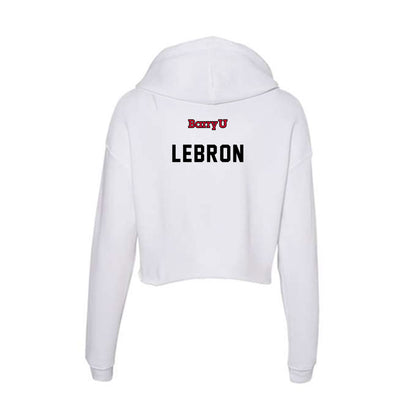 Barry - NCAA Women's Volleyball : Alondra Lebron - Classic Shersey Women's Crop Fleece Hooded Sweatshirt-1