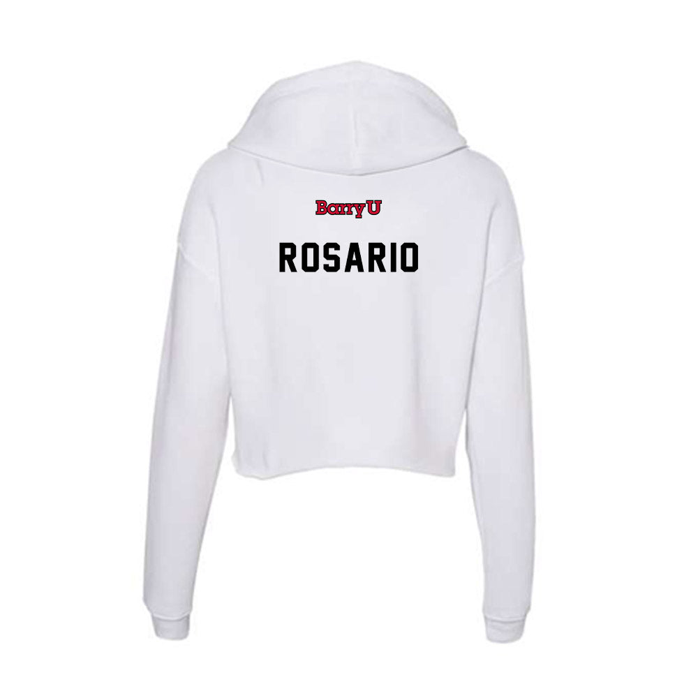 Barry - NCAA Women's Track & Field : Jaelynn Rosario - Classic Shersey Women's Crop Fleece Hooded Sweatshirt-1