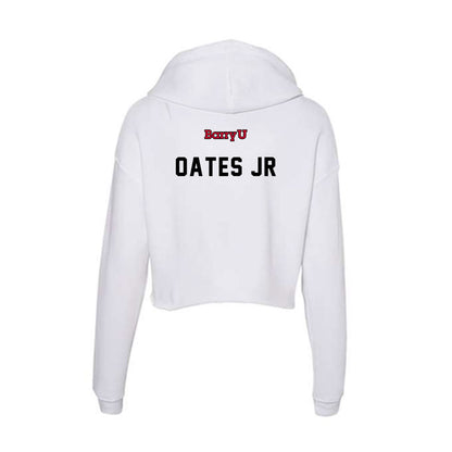 Barry - NCAA Men's Track & Field : Tavares Oates Jr - Classic Shersey Women's Crop Fleece Hooded Sweatshirt-1