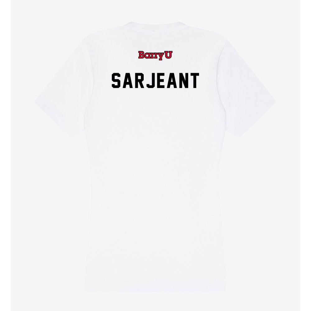 Barry - NCAA Men's Track & Field : Jaylon Sarjeant - Classic Shersey Women's V-Neck T-Shirt-1