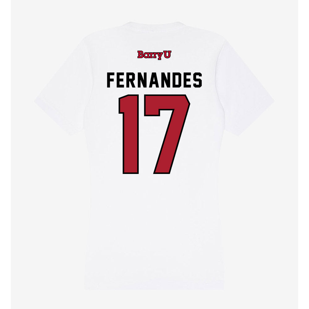 Barry - NCAA Baseball : Kyle Fernandes - Classic Shersey Women's V-Neck T-Shirt-1