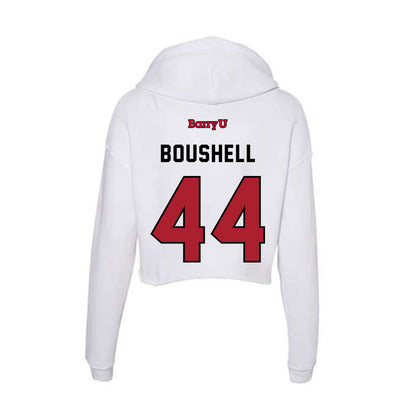 Barry - NCAA Women's Soccer : Aubrey Boushell - Classic Shersey Women's Crop Fleece Hooded Sweatshirt-1