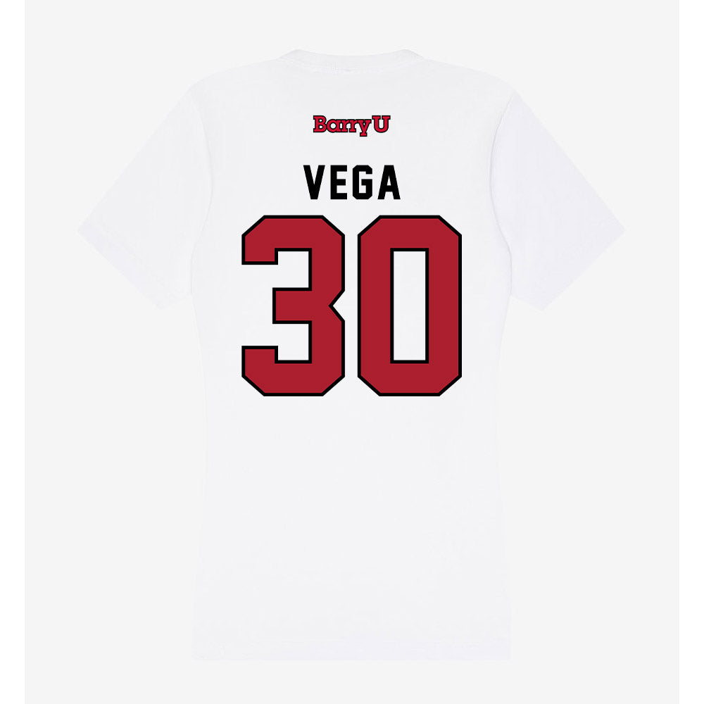 Barry - NCAA Women's Soccer : Sophia Vega - Classic Shersey Women's V-Neck T-Shirt-1