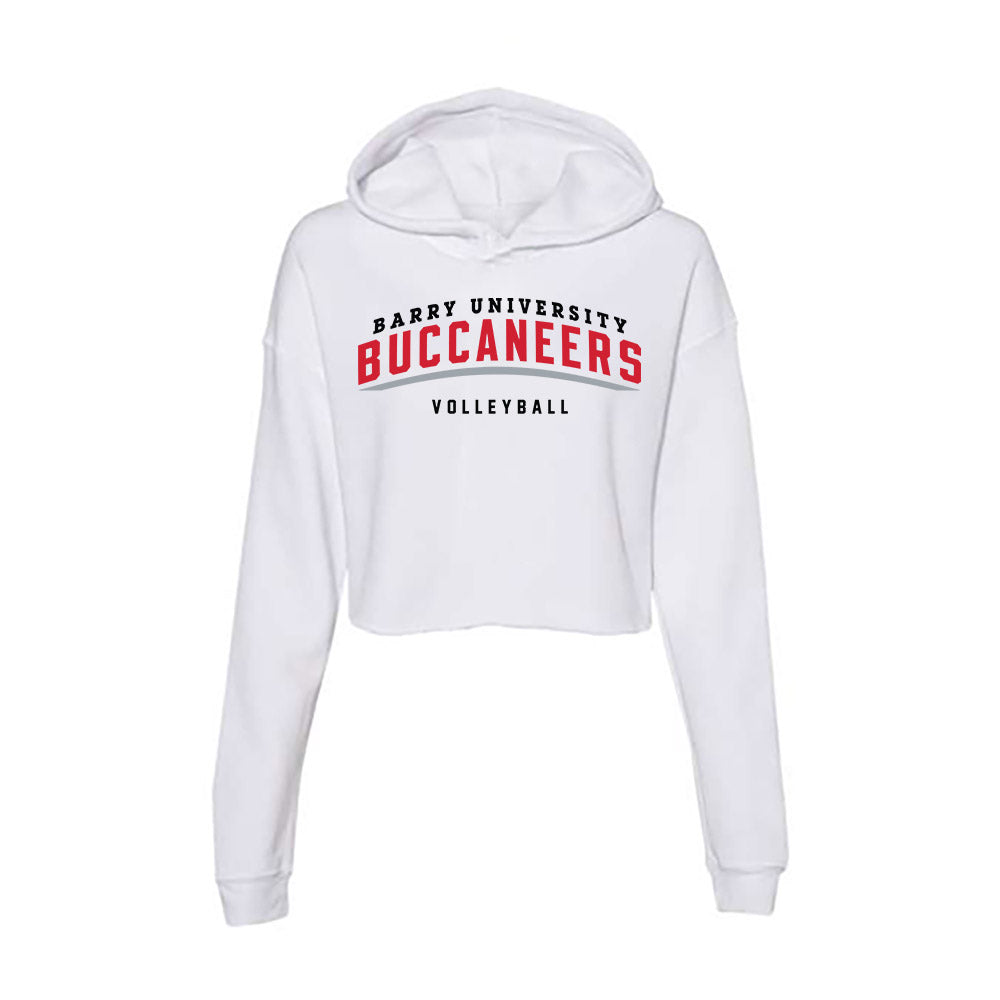 Barry - NCAA Women's Volleyball : Mia Groom - Classic Shersey Women's Crop Fleece Hooded Sweatshirt-0