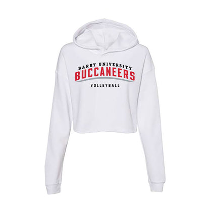 Barry - NCAA Women's Volleyball : Mia Groom - Classic Shersey Women's Crop Fleece Hooded Sweatshirt-0