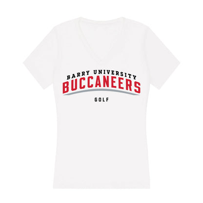 Barry - NCAA Men's Golf : Ethan Fichardt - Classic Shersey Women's V-Neck T-Shirt-0