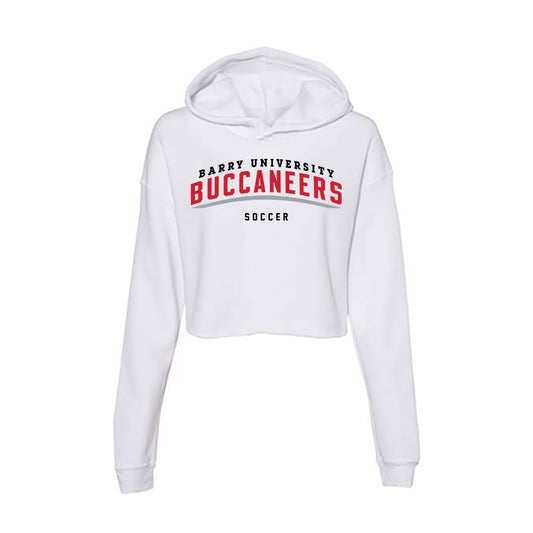 Barry - NCAA Women's Soccer : Tatum Tishler - Classic Shersey Women's Crop Fleece Hooded Sweatshirt-0