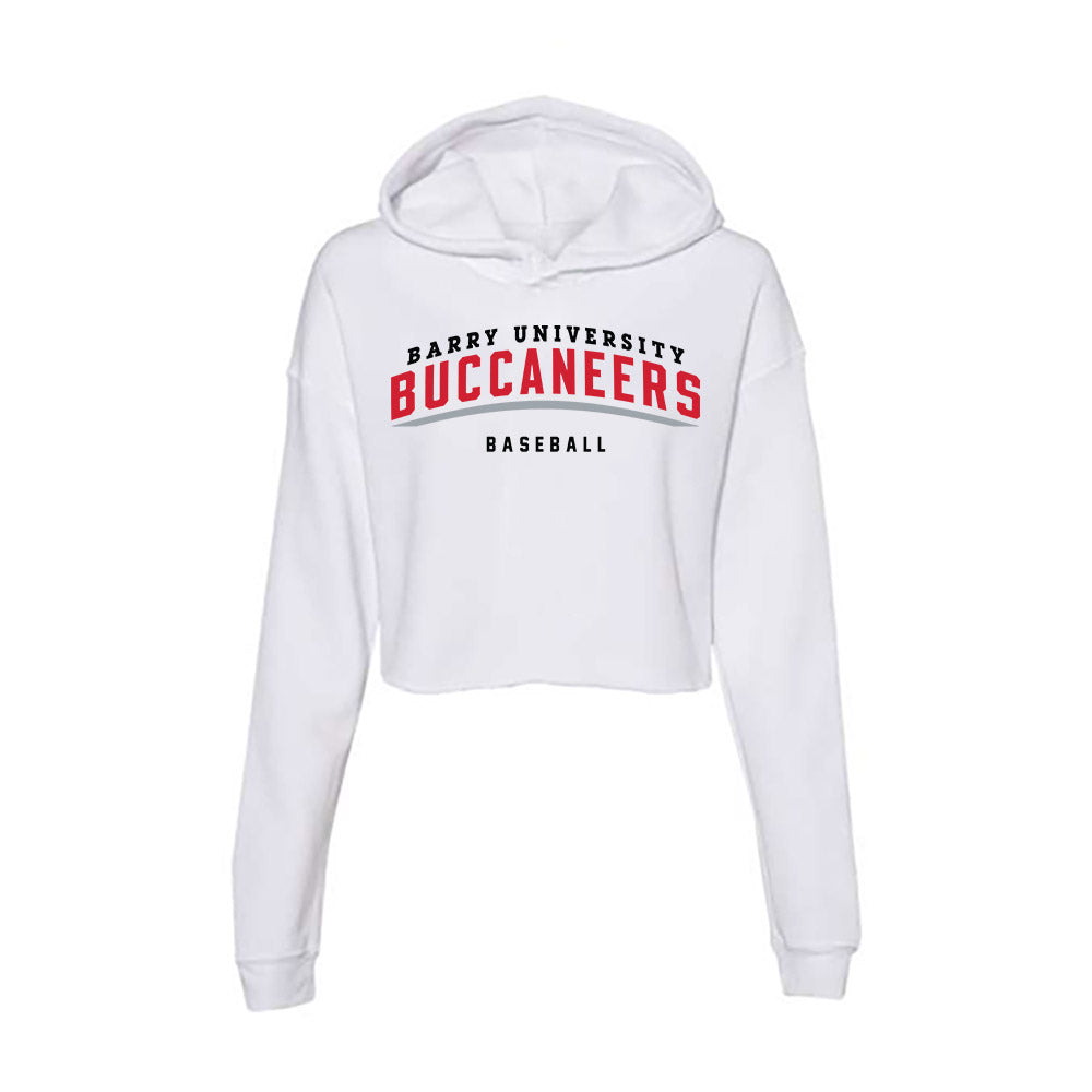 Barry - NCAA Baseball : Dane Wright - Classic Shersey Women's Crop Fleece Hooded Sweatshirt-0