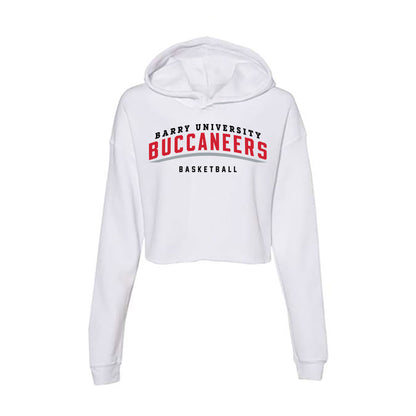Barry - NCAA Women's Basketball : Paola Pareja - Classic Shersey Women's Crop Fleece Hooded Sweatshirt-0
