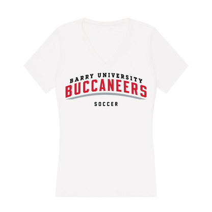 Barry - NCAA Men's Soccer : Zeljko Stanojevic - Classic Shersey Women's V-Neck T-Shirt-0