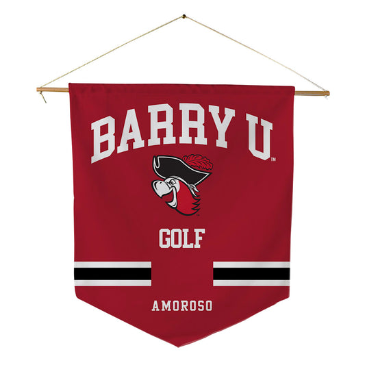 Barry - NCAA Men's Golf : Anthony Amoroso - Pennant - 18" x 21"-0