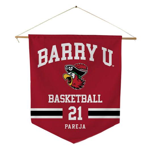 Barry - NCAA Women's Basketball : Paola Pareja - Pennant - 18" x 21"-0