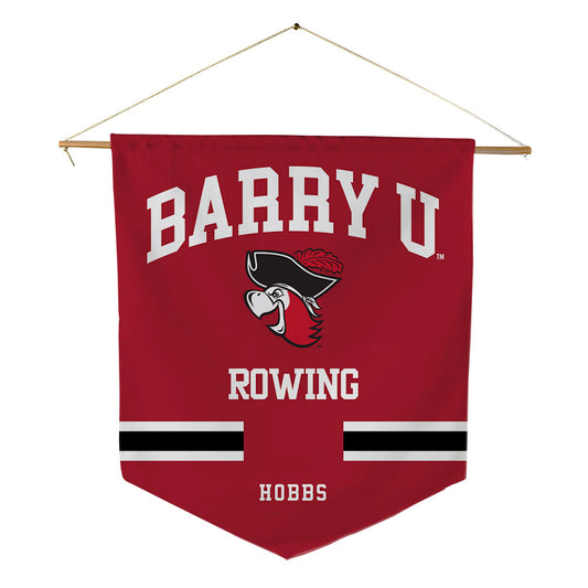 Barry - NCAA Women's Rowing : Alisa Hobbs - Pennant - 18" x 21"-0
