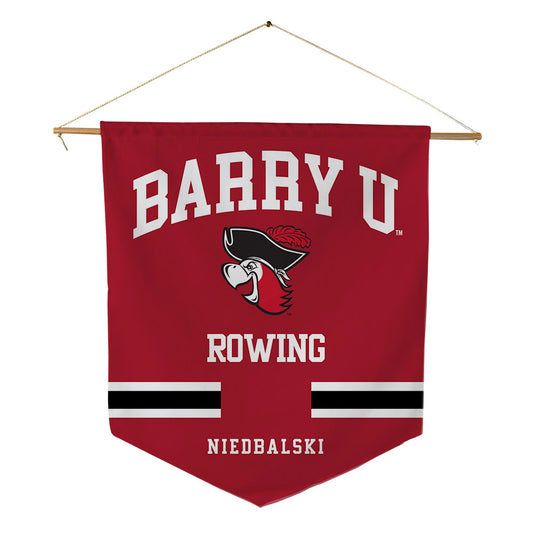 Barry - NCAA Women's Rowing : Madison Niedbalski - Pennant - 18" x 21"-0