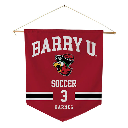 Barry - NCAA Women's Soccer : Dylan Barnes - Pennant - 18" x 21"-0