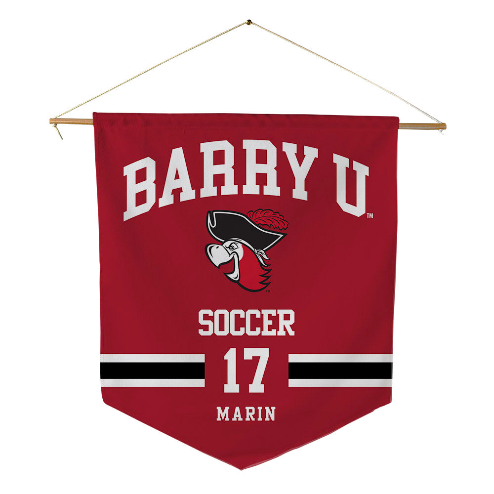 Barry - NCAA Women's Soccer : Aryanna Marin - Pennant - 18" x 21"-0
