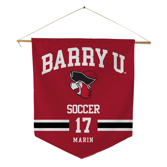 Barry - NCAA Women's Soccer : Aryanna Marin - Pennant - 18" x 21"-0