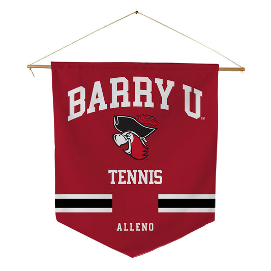Barry - NCAA Men's Tennis : Loup Alleno - Pennant - 18" x 21"-0