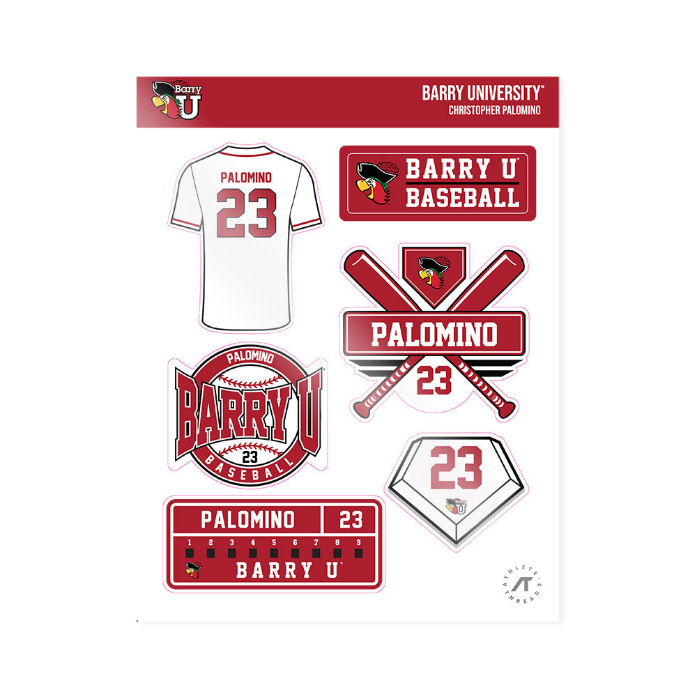 Barry - NCAA Baseball : Christopher Palomino - Sticker Sheet-0