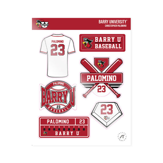 Barry - NCAA Baseball : Christopher Palomino - Sticker Sheet-0