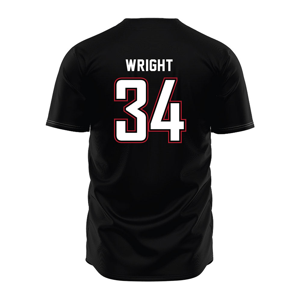 Barry - NCAA Baseball : Dane Wright - Black Jersey-1