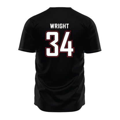 Barry - NCAA Baseball : Dane Wright - Black Jersey-1