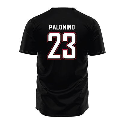 Barry - NCAA Baseball : Christopher Palomino - Black Jersey-1