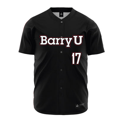 Barry - NCAA Baseball : Kyle Fernandes - Black Jersey-0