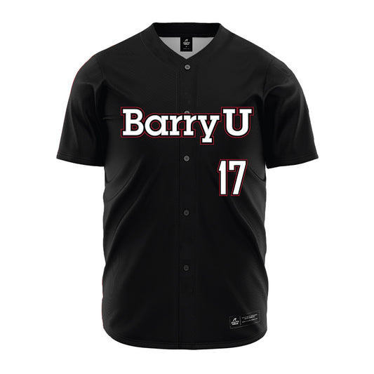 Barry - NCAA Baseball : Kyle Fernandes - Black Jersey-0