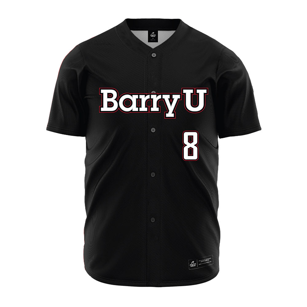 Barry - NCAA Baseball : Chris Perez - Black Jersey-0