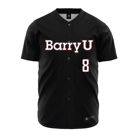 Barry - NCAA Baseball : Chris Perez - Black Jersey-0