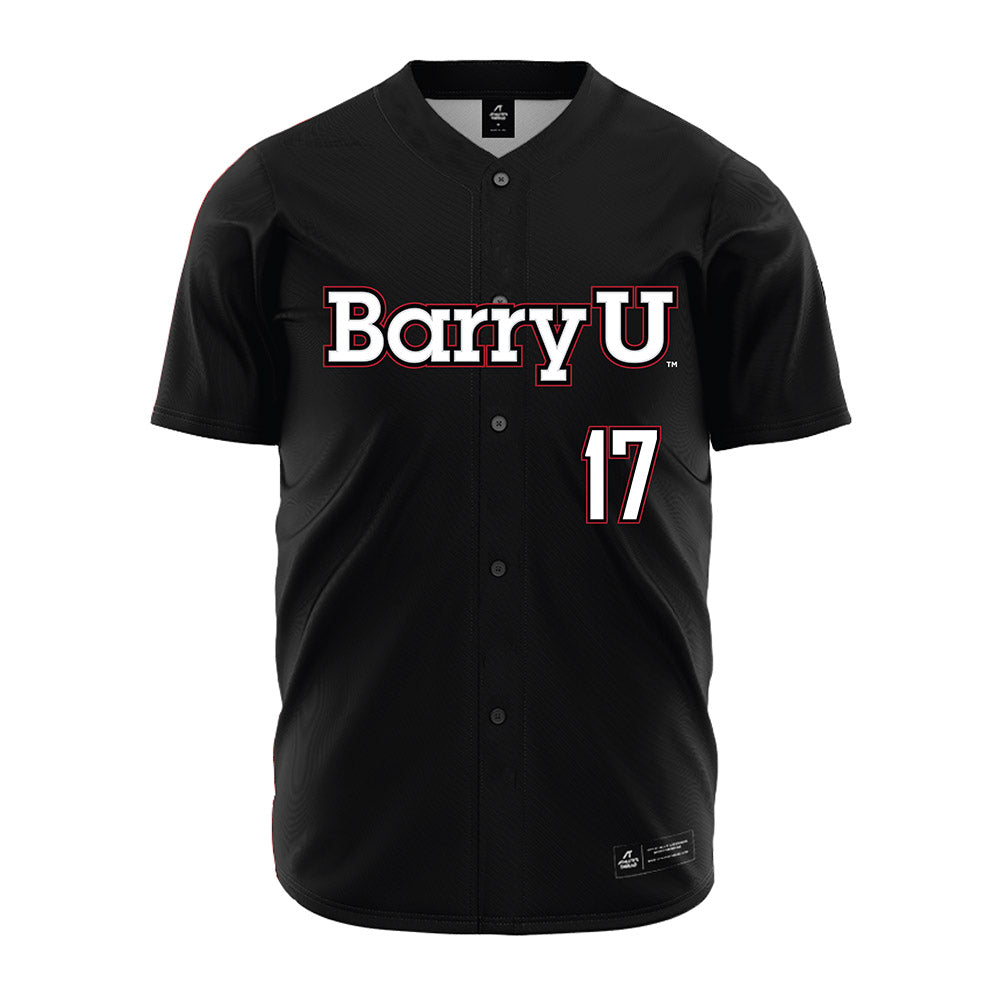 Barry - NCAA Baseball : Kyle Fernandes - Black Jersey-0