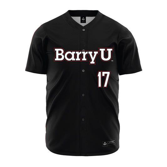 Barry - NCAA Baseball : Kyle Fernandes - Black Jersey-0