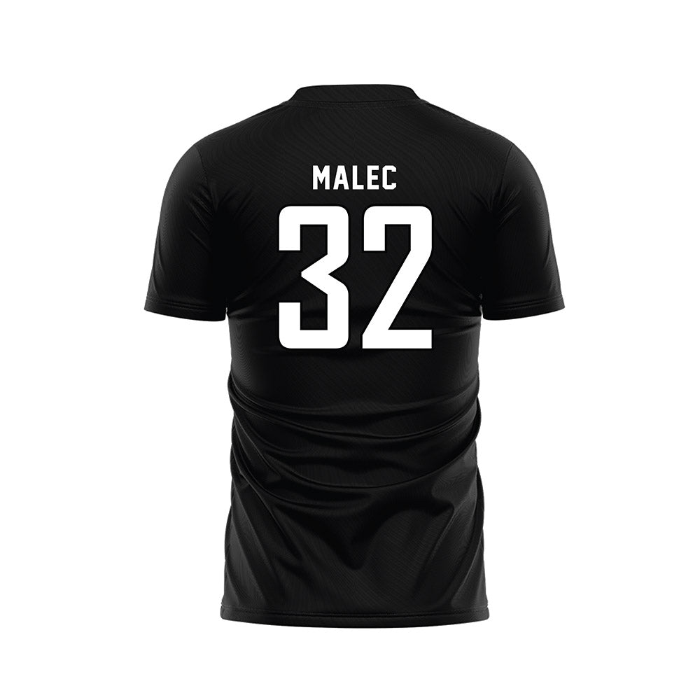 Barry - NCAA Men's Soccer : Agustin Malec - Black Soccer Jersey-1