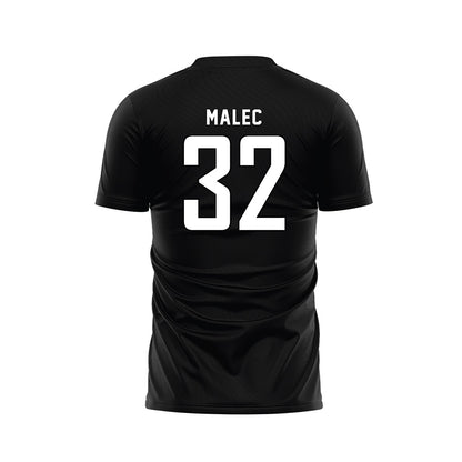 Barry - NCAA Men's Soccer : Agustin Malec - Black Soccer Jersey-1