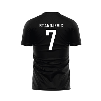 Barry - NCAA Men's Soccer : Zeljko Stanojevic - Black Soccer Jersey-1