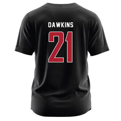 Barry - NCAA Softball : Mariah Dawkins - Black Jersey-1