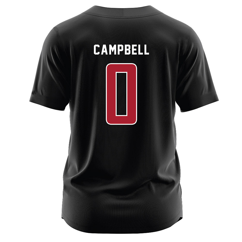 Barry - NCAA Softball : Nadia Campbell - Black Jersey-1