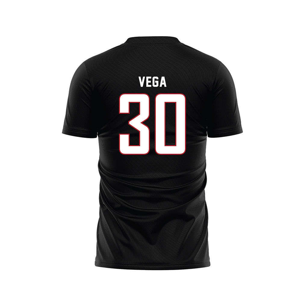 Barry - NCAA Women's Soccer : Sophia Vega - Black Soccer Jersey-1
