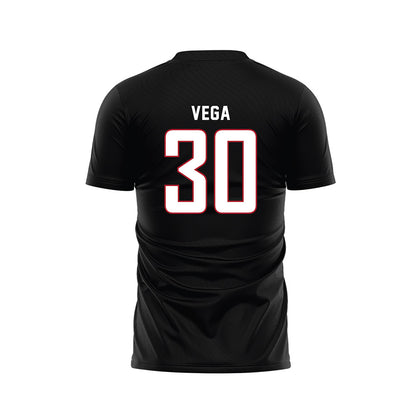 Barry - NCAA Women's Soccer : Sophia Vega - Black Soccer Jersey-1