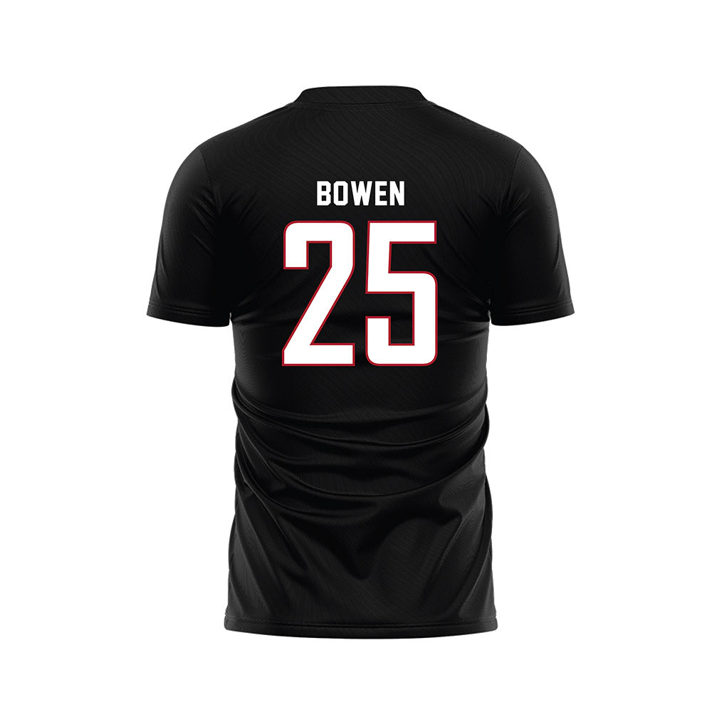 Barry - NCAA Women's Soccer : Abby Bowen - Black Soccer Jersey-1