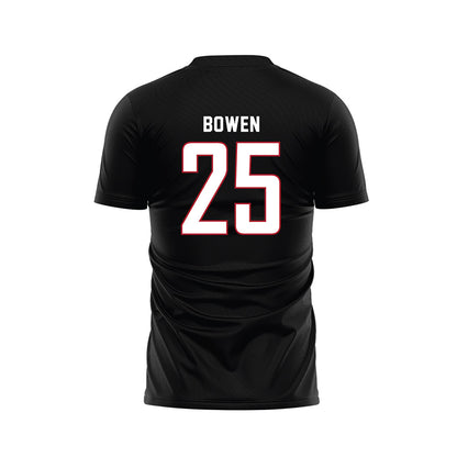 Barry - NCAA Women's Soccer : Abby Bowen - Black Soccer Jersey-1