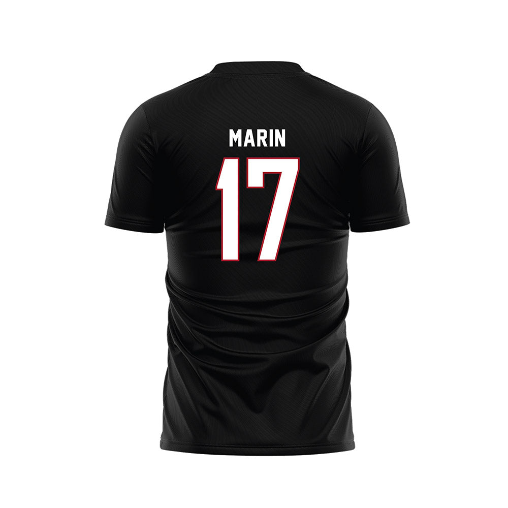 Barry - NCAA Women's Soccer : Aryanna Marin - Black Soccer Jersey-1