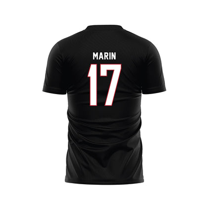 Barry - NCAA Women's Soccer : Aryanna Marin - Black Soccer Jersey-1