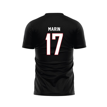 Barry - NCAA Women's Soccer : Aryanna Marin - Black Soccer Jersey-1